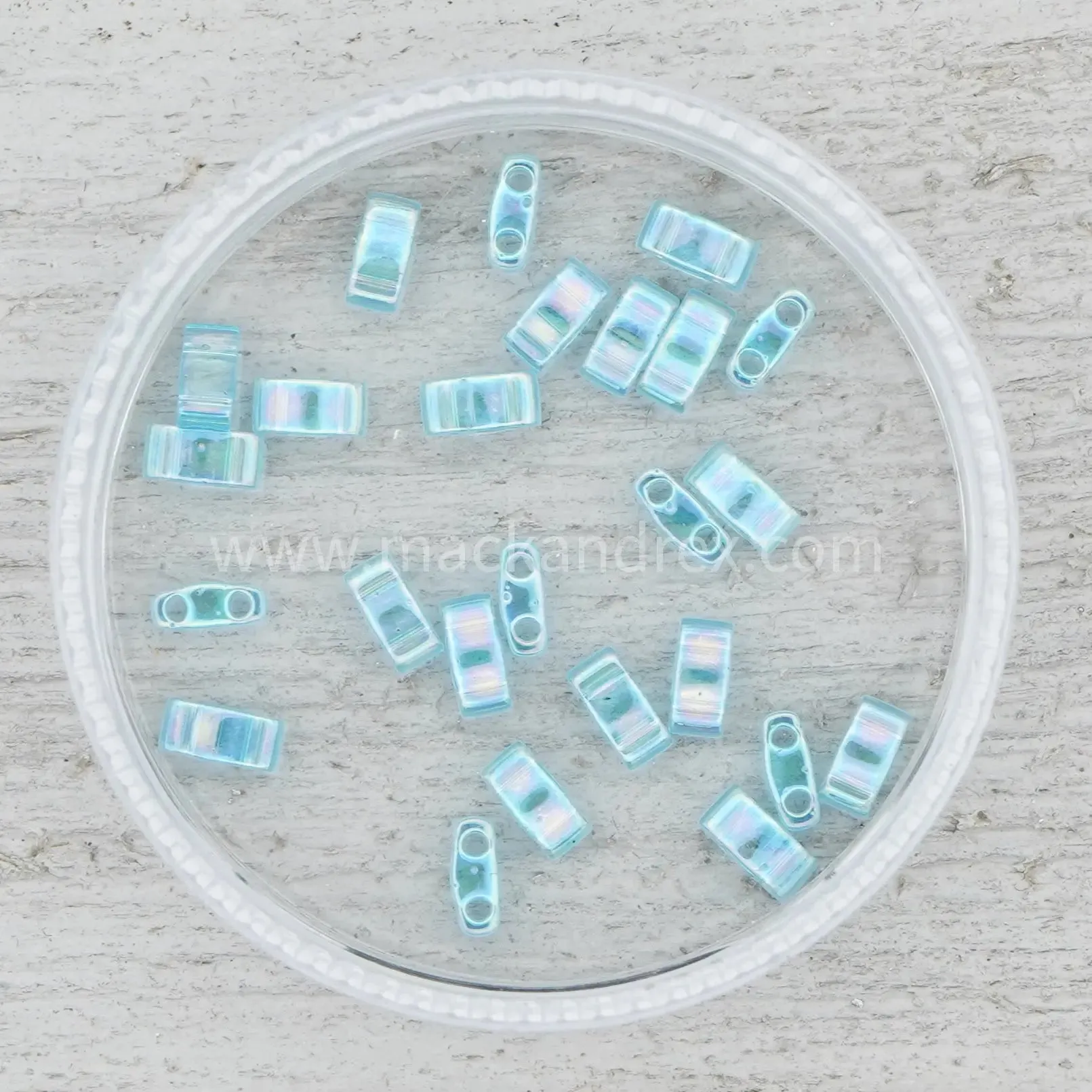 0260 Tila Beads - Blue Topaz Rainbow