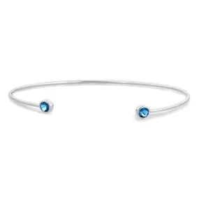 0.43CT, Blue Topaz Bracelet (BC163BBT)