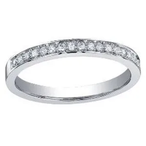 .12ct pavé (claw) Set Wedding band