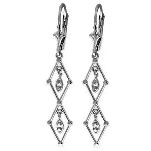 14K Solid Yellow Gold Luminous Chandelier Earrings