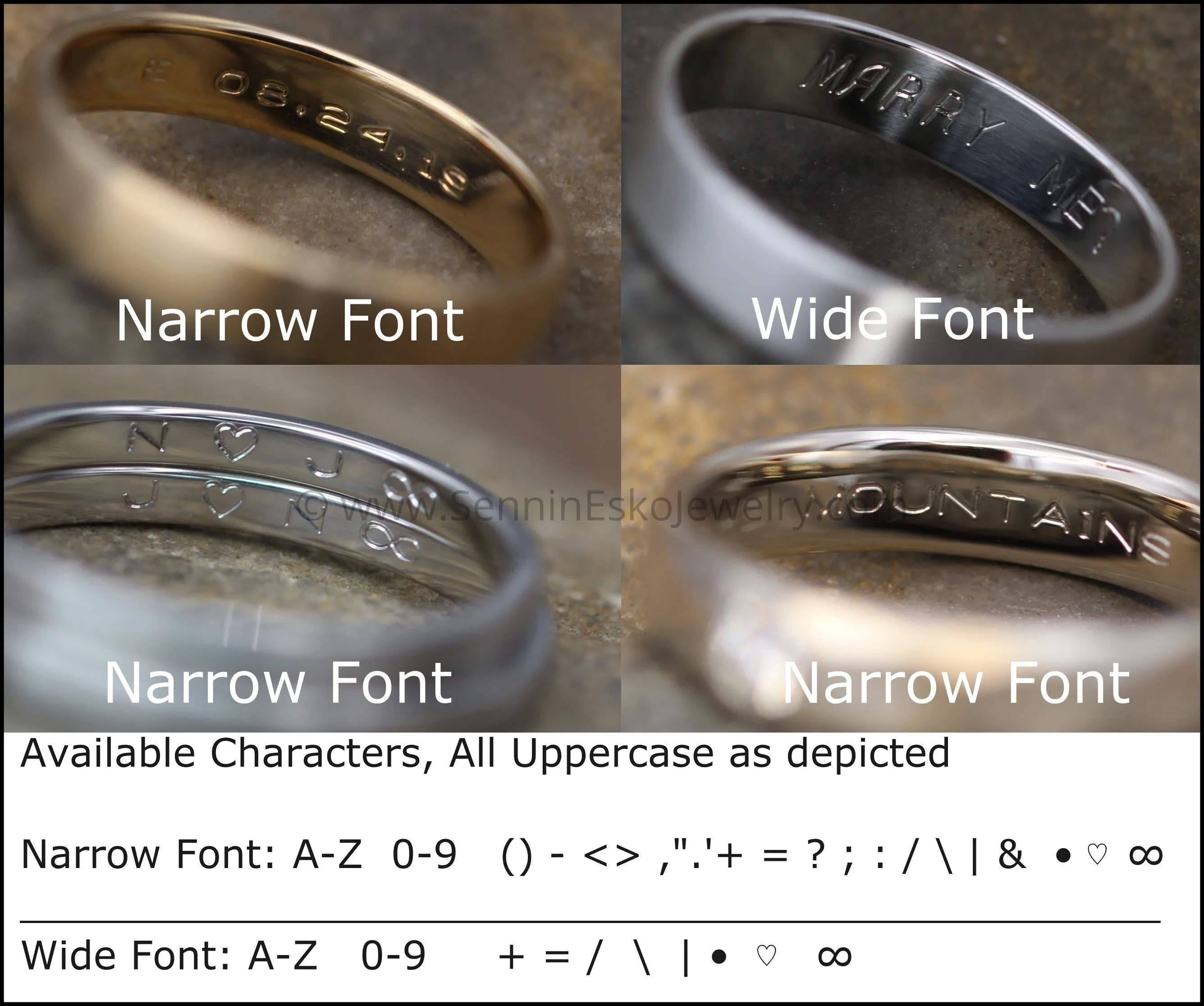 14kt White Gold 4x1mm Faceted Band - Matte Finish