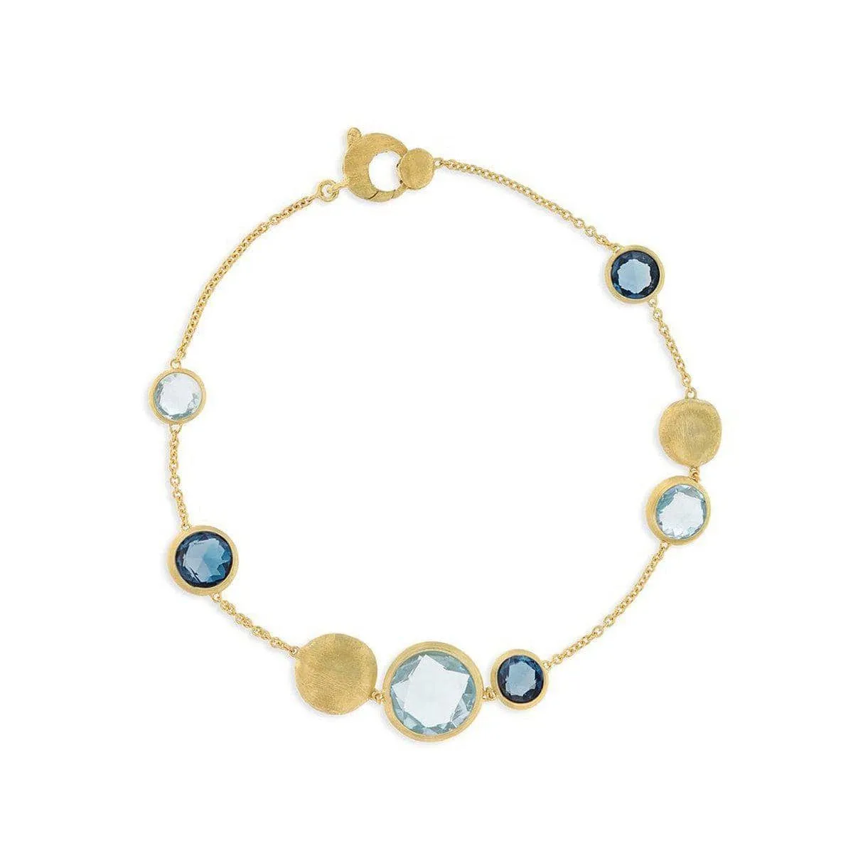 18K Jaipur Mixed Blue Topaz Bracelet - BB1485 MIX725 Y