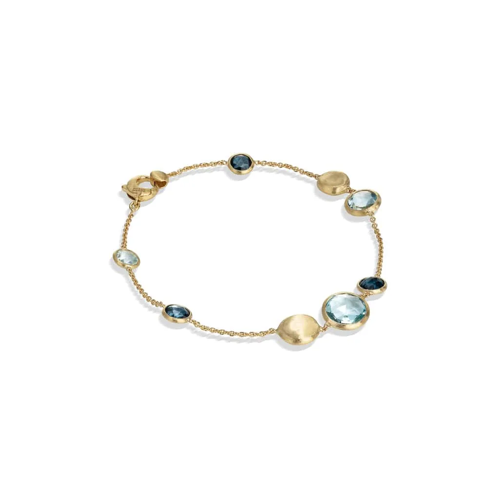 18K Jaipur Mixed Blue Topaz Bracelet - BB1485 MIX725 Y