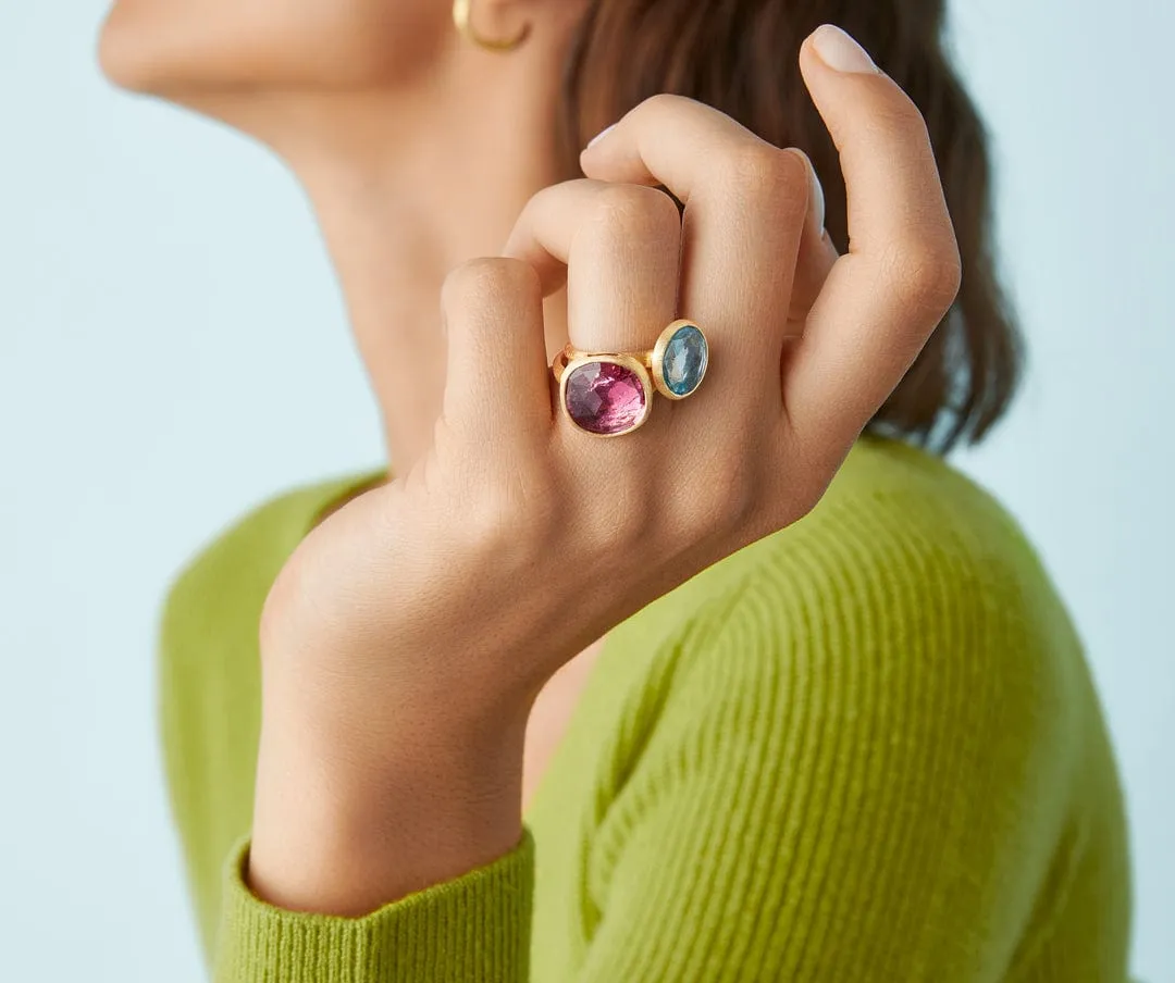 18K Jaipur Ring - AB586 TP01 Y
