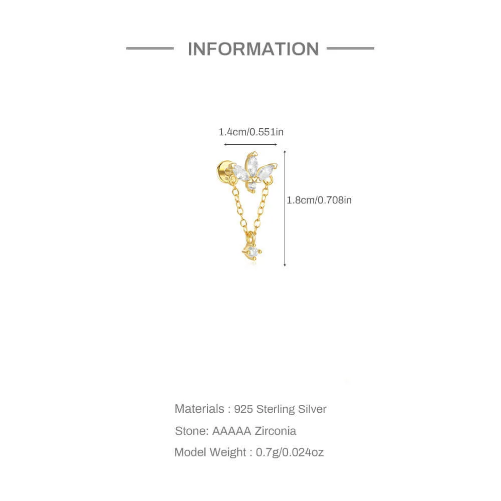 925 Silver Gold Horse Eye Flat Earrings