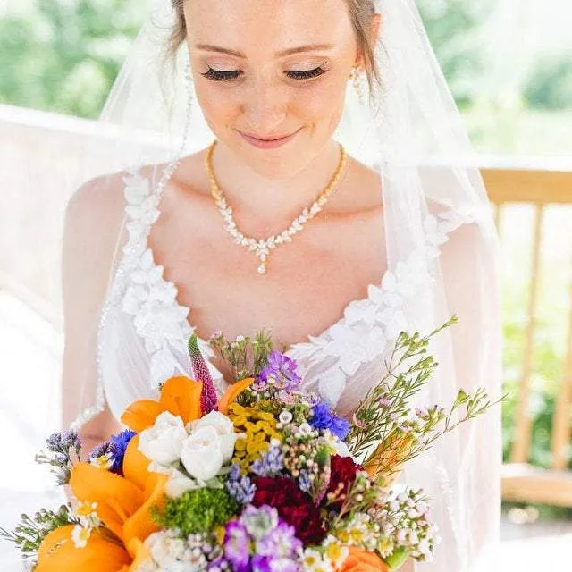 Amy - Crystal Bridal Studs