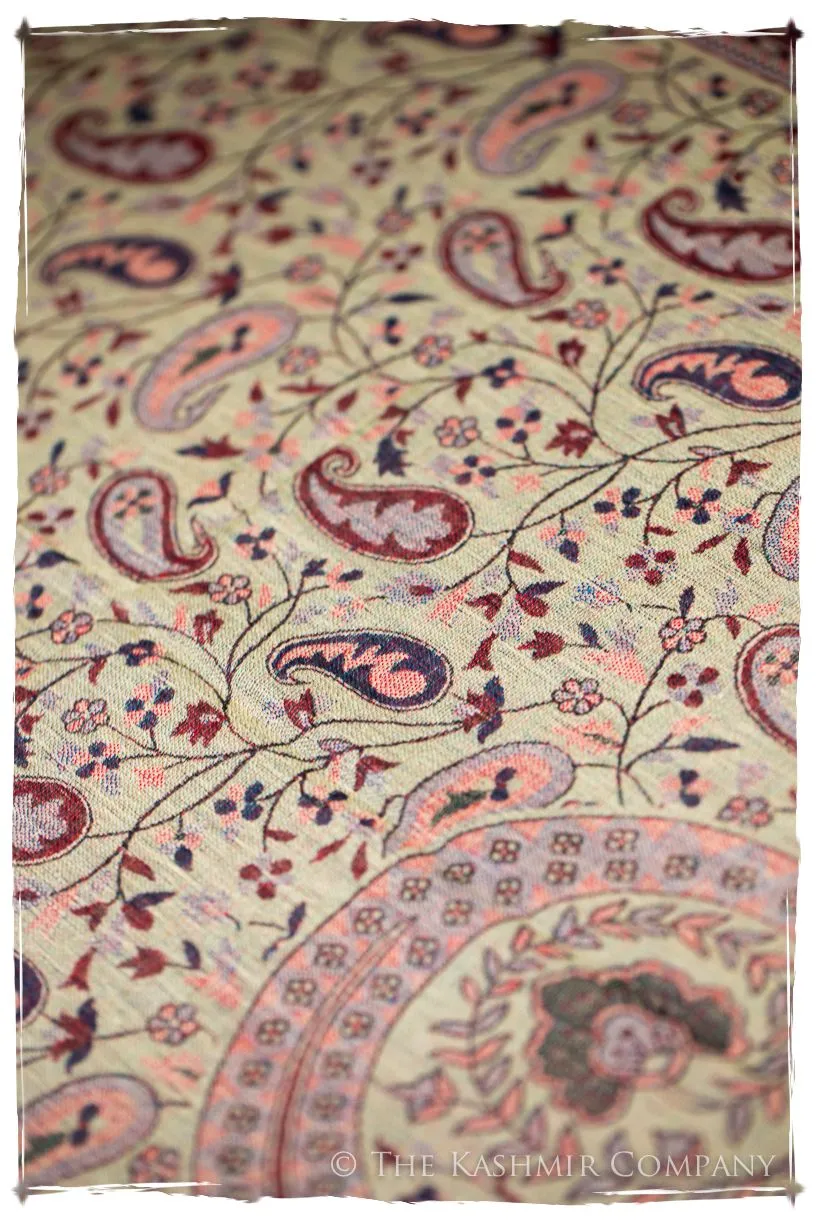 Annamaria Paisley Reversible Kashmir Wool Scarf