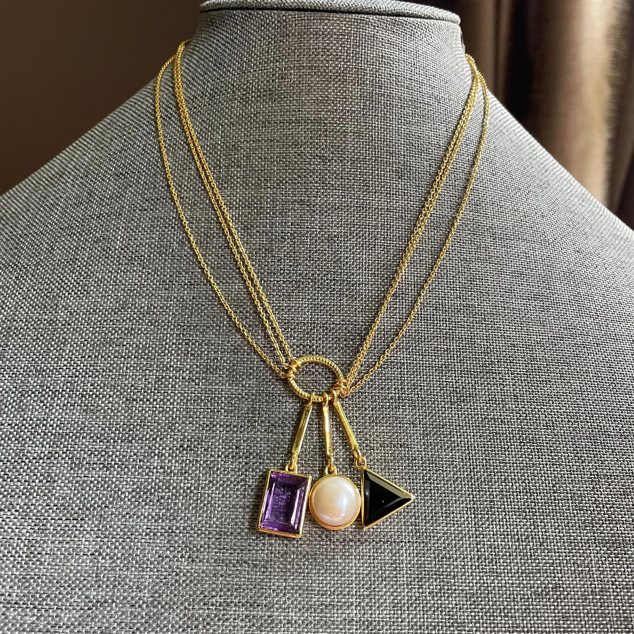 Aphrodite Necklace With Amethyst - BACK IN STOCK