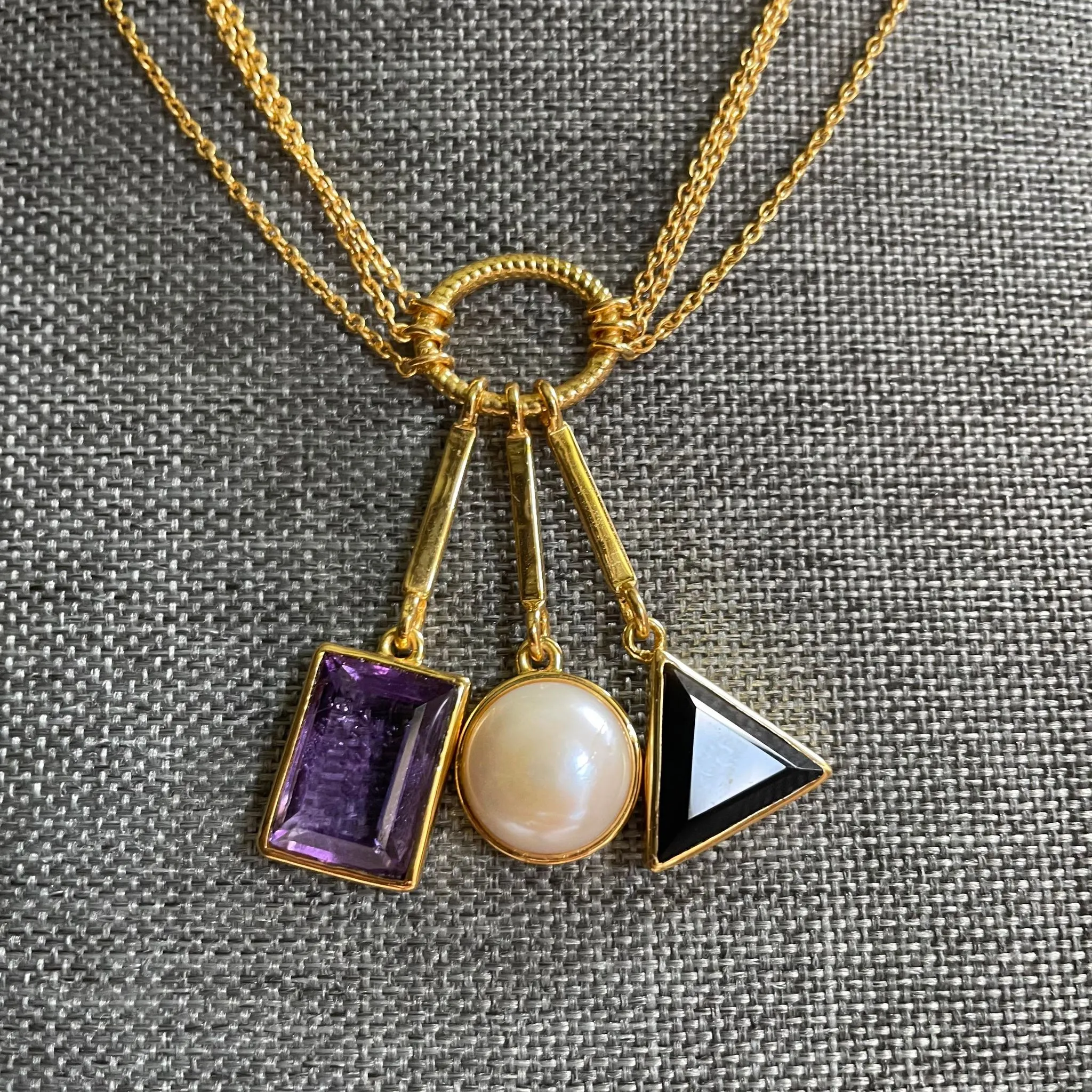 Aphrodite Necklace With Amethyst - BACK IN STOCK