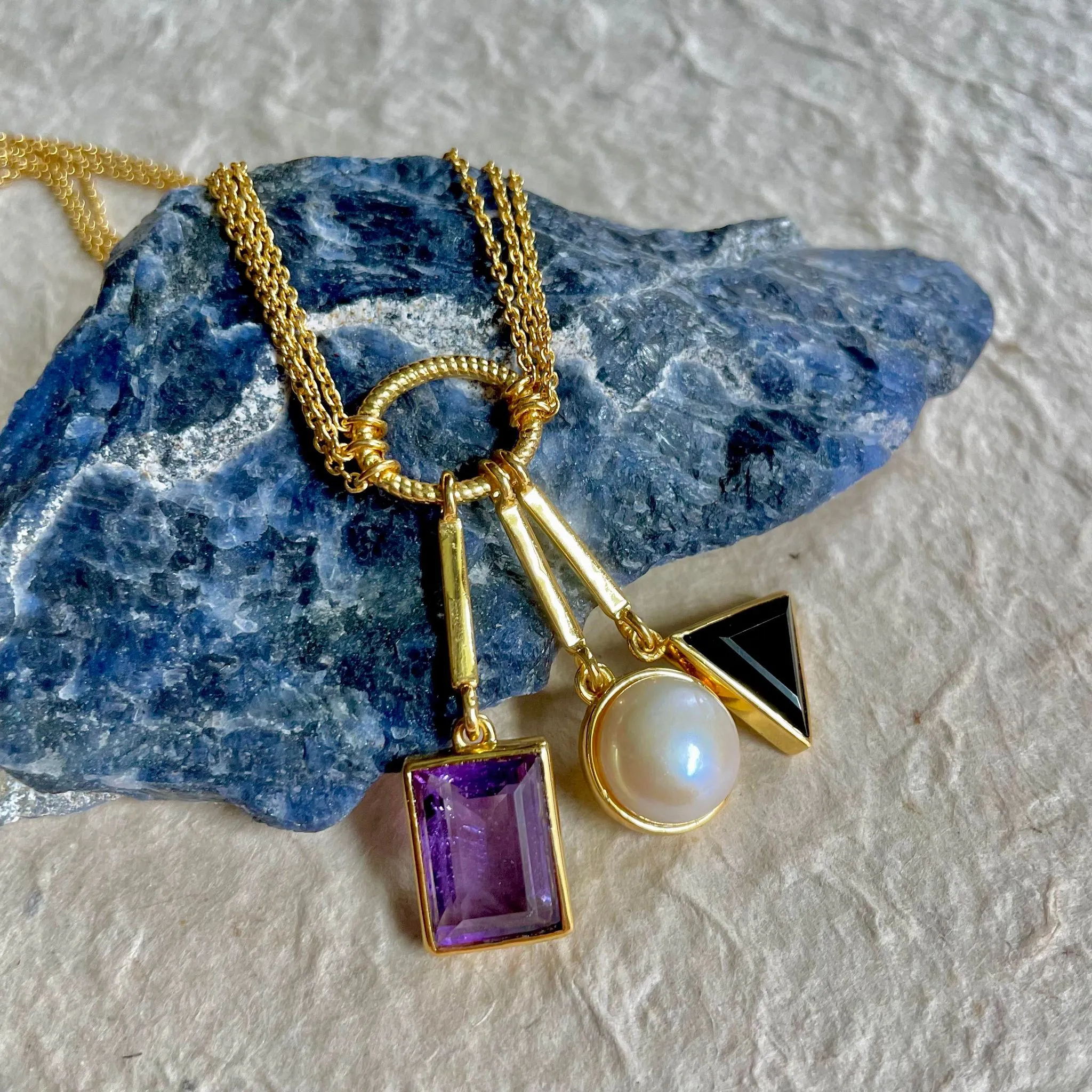 Aphrodite Necklace With Amethyst - BACK IN STOCK