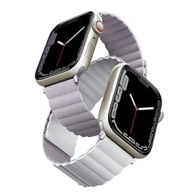 Apple Watch (38/40/SE/41/42mm) UNIQ Revix Magnetisk Vendbar Urrem - Lilla / Hvid