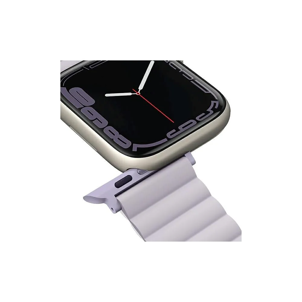 Apple Watch (38/40/SE/41/42mm) UNIQ Revix Magnetisk Vendbar Urrem - Lilla / Hvid
