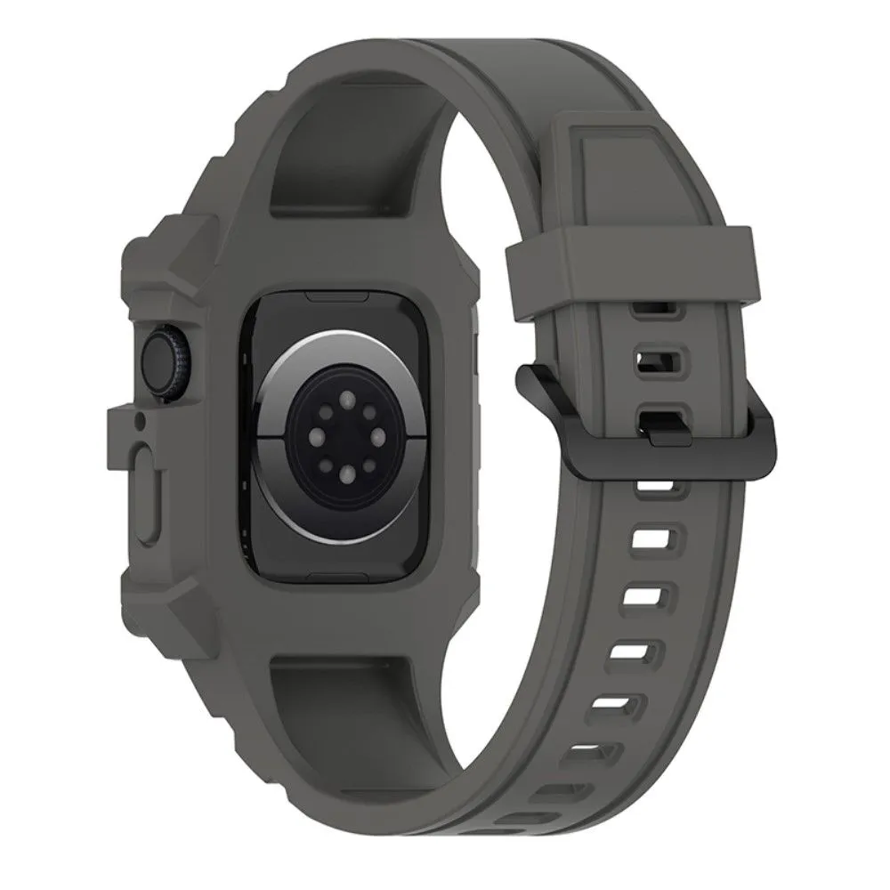 Apple Watch (41mm) cool silicone watch strap   cover - Grey