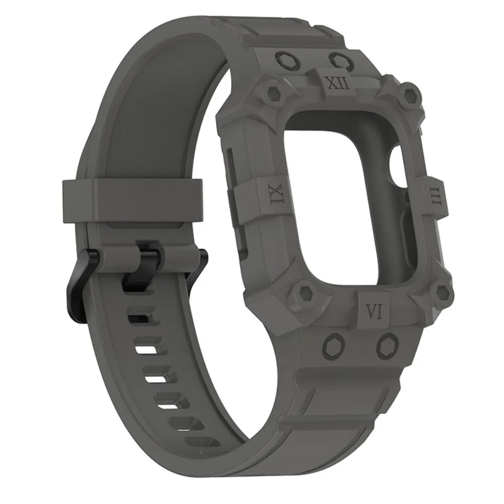 Apple Watch (41mm) cool silicone watch strap   cover - Grey