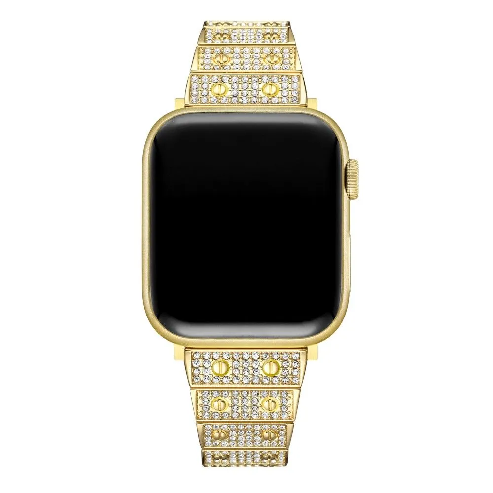 Apple Watch (41mm) rhinestone décor watch strap - Gold