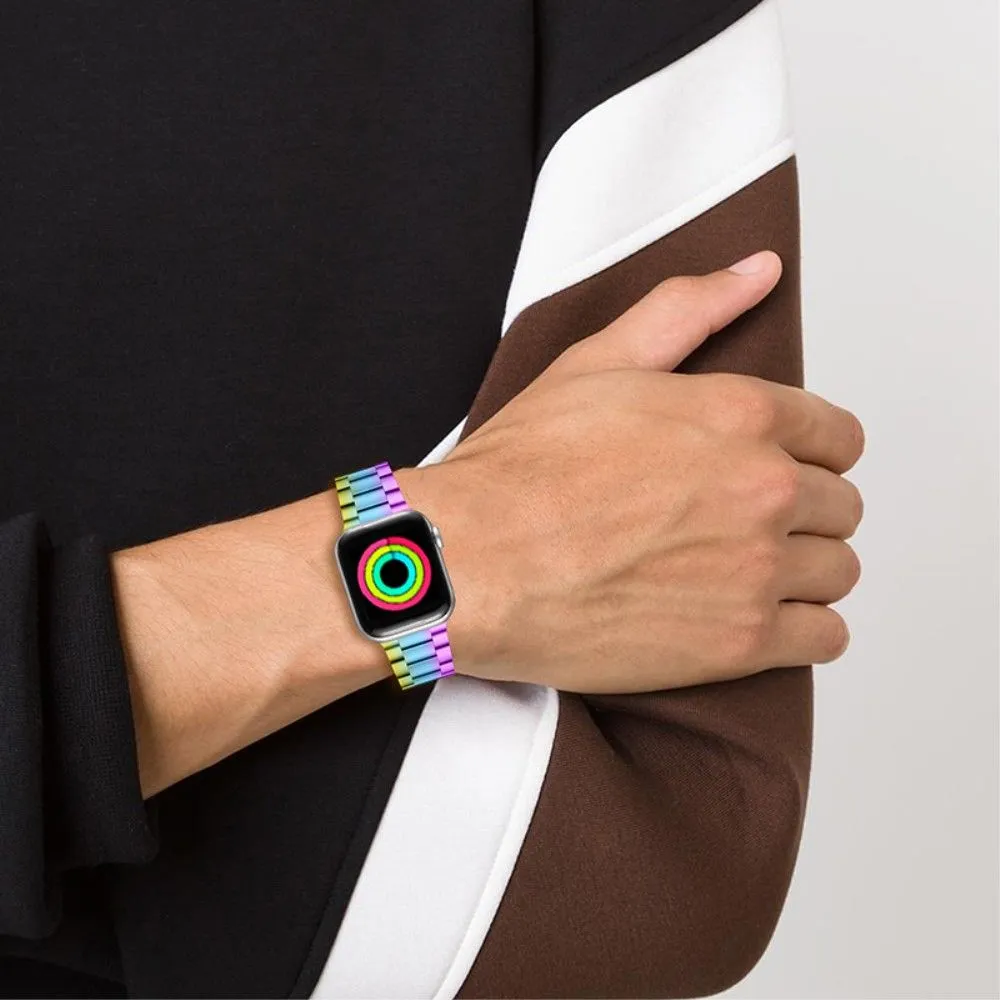 Apple Watch (45mm) stainless steel watch strap - Multi-color