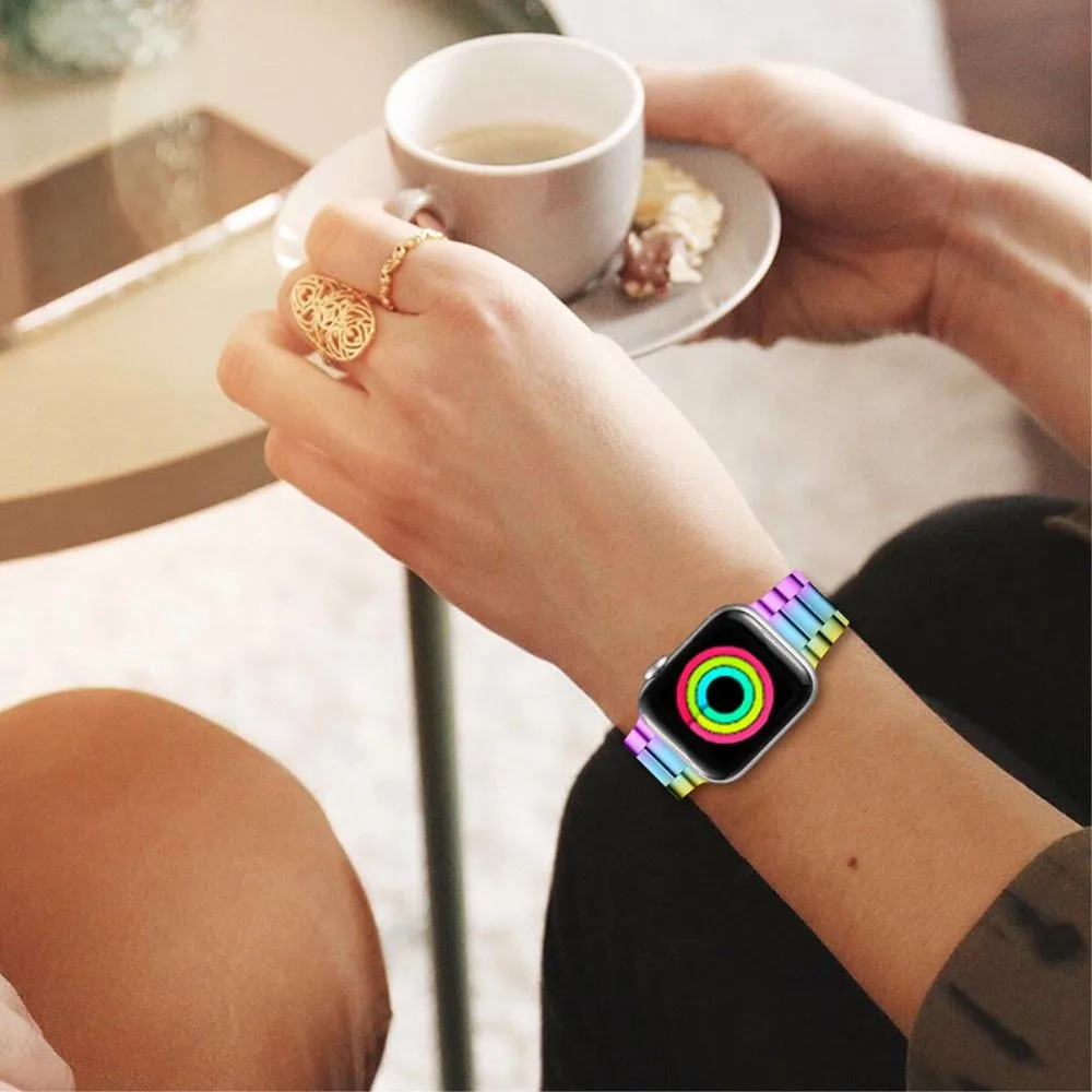 Apple Watch (45mm) stainless steel watch strap - Multi-color