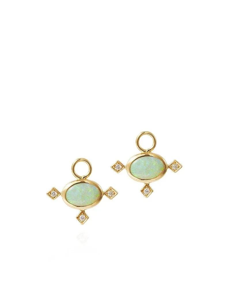 Astral Mermaid Opal Earring Charms