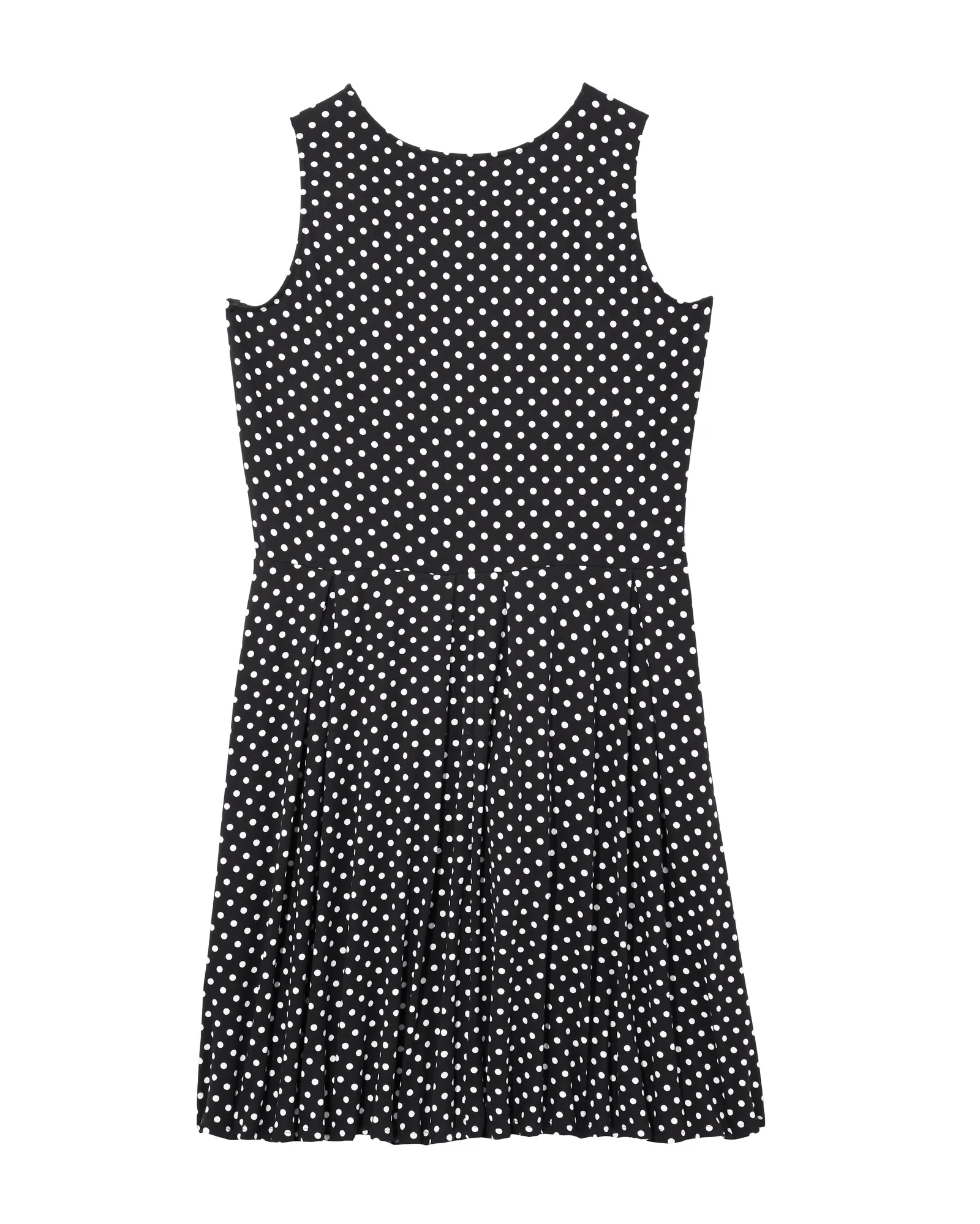 Aurora Sleeveless Fit and Flare Dress | Black / White