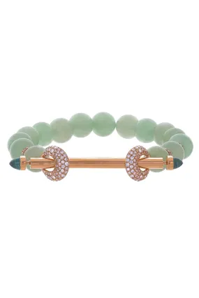 Aventurine Blue Topaz Chakra Bracelet