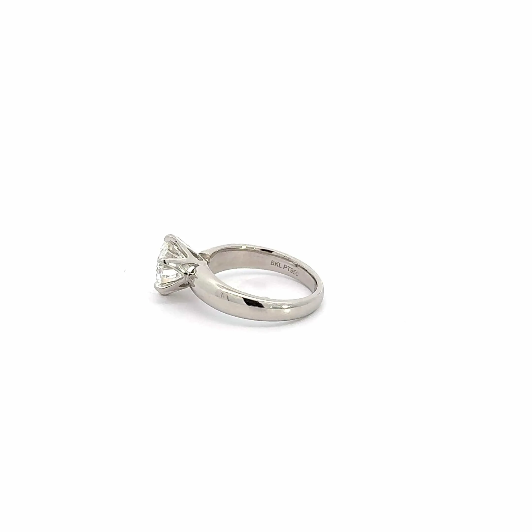 Baikalla™ Platinum Moissanite Wedding Ring