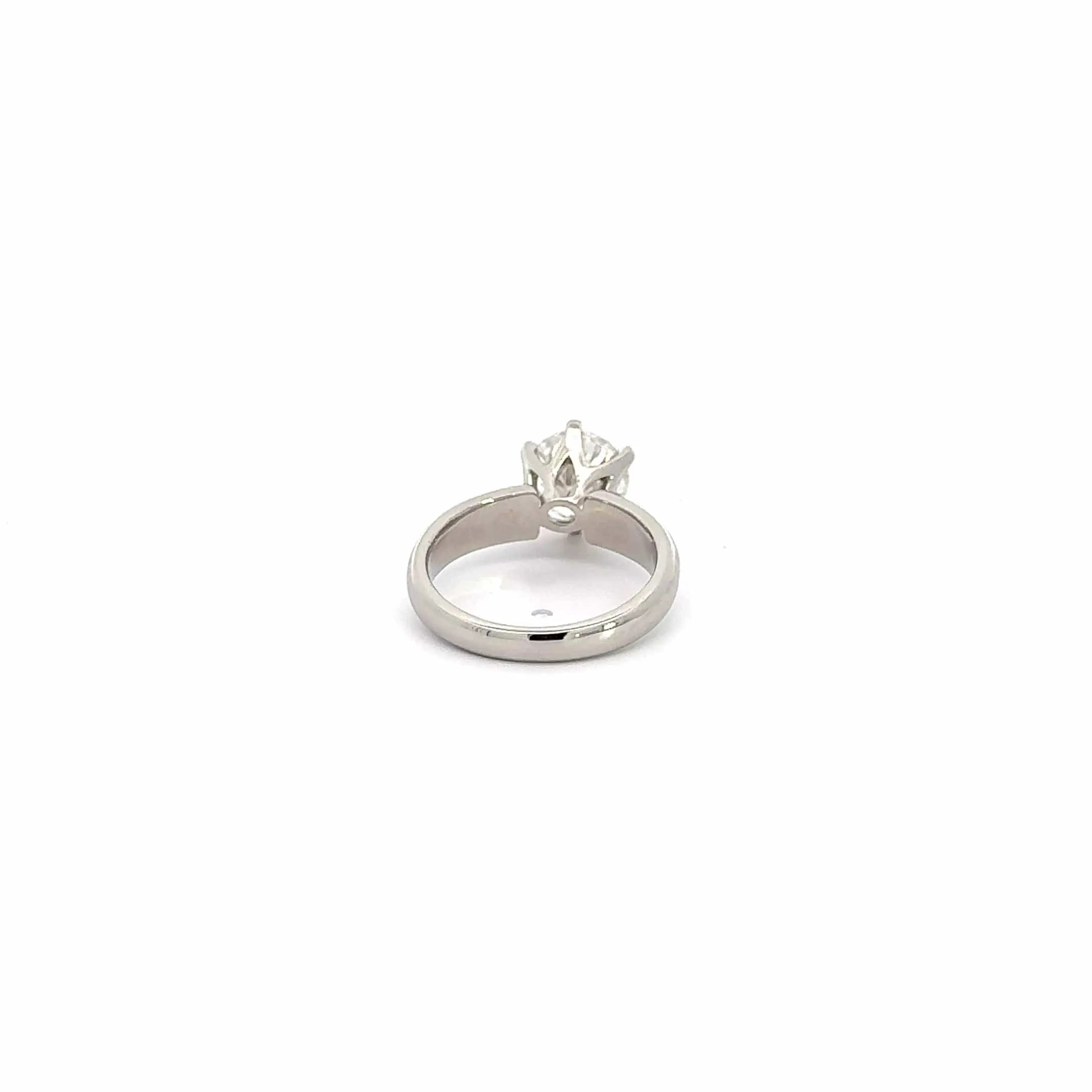 Baikalla™ Platinum Moissanite Wedding Ring