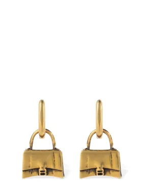 Balenciaga   Bag brass earrings 