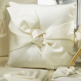 Beverly Clark Tie the Knot Collection Ring Pillow Ivory