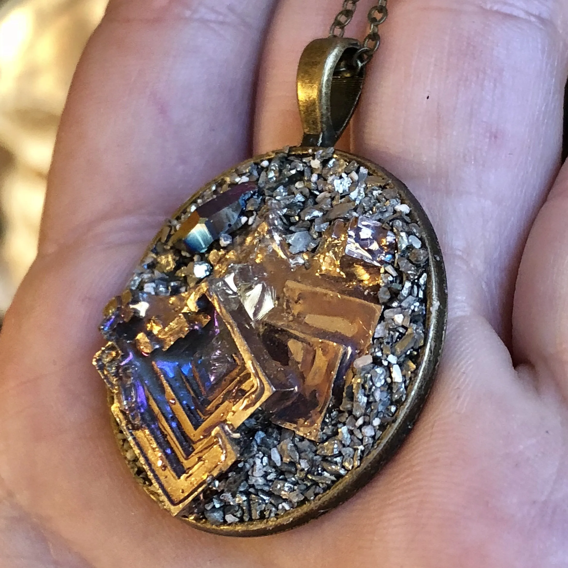 Bismuth Necklace