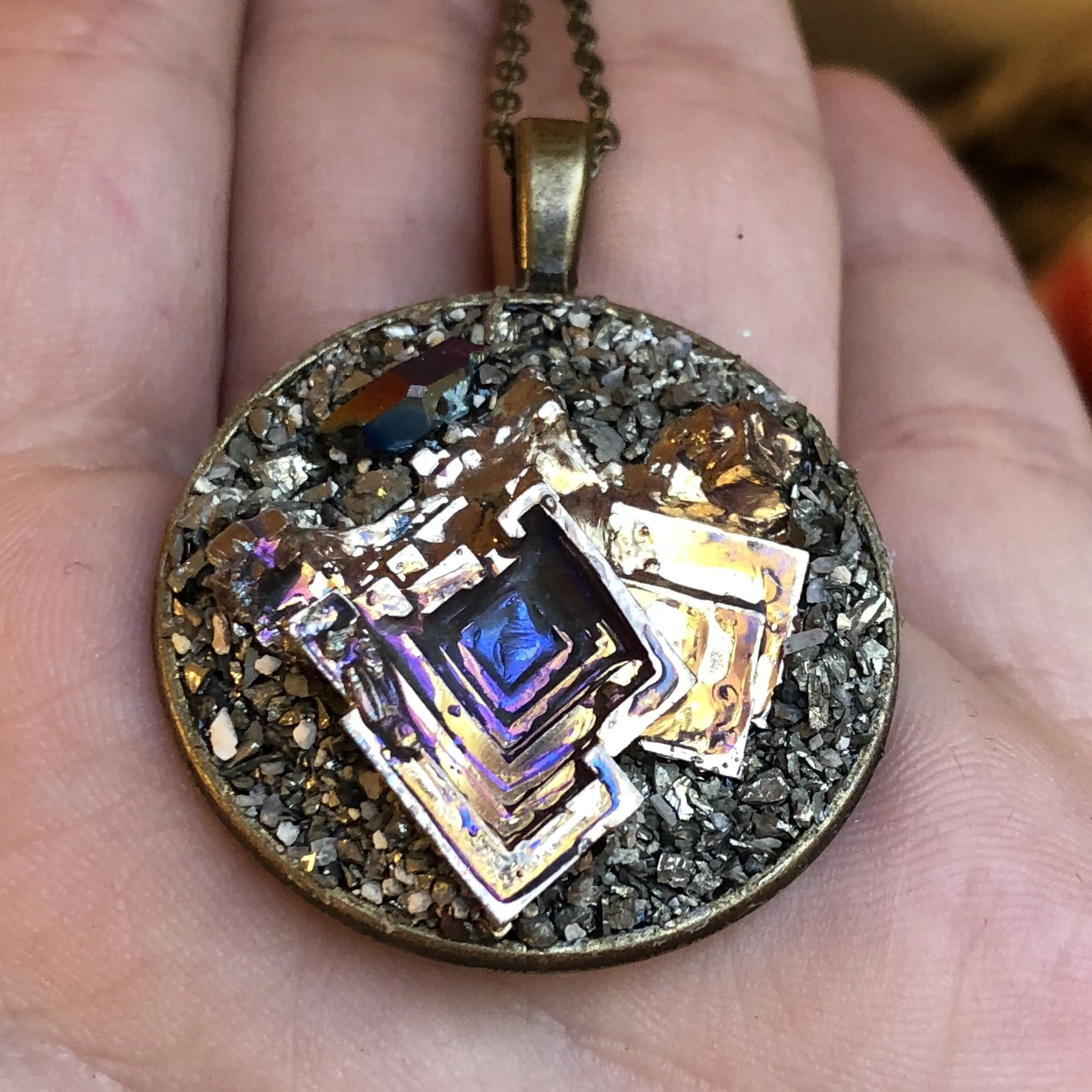 Bismuth Necklace