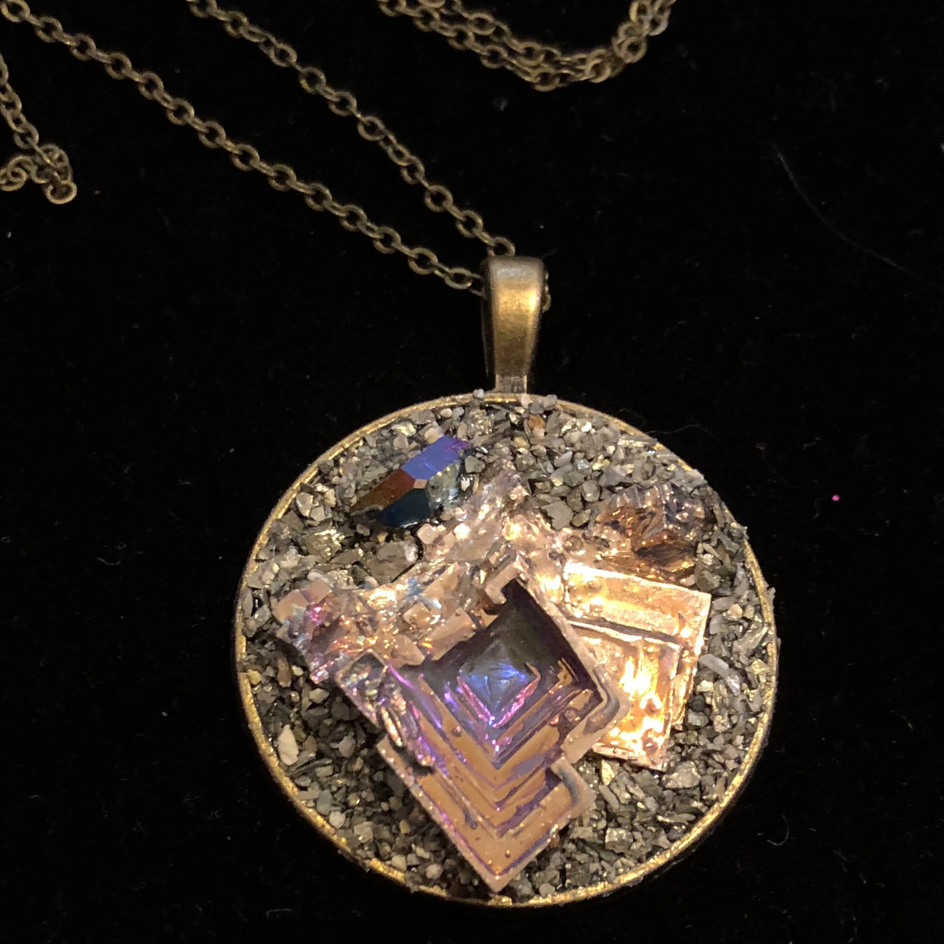 Bismuth Necklace