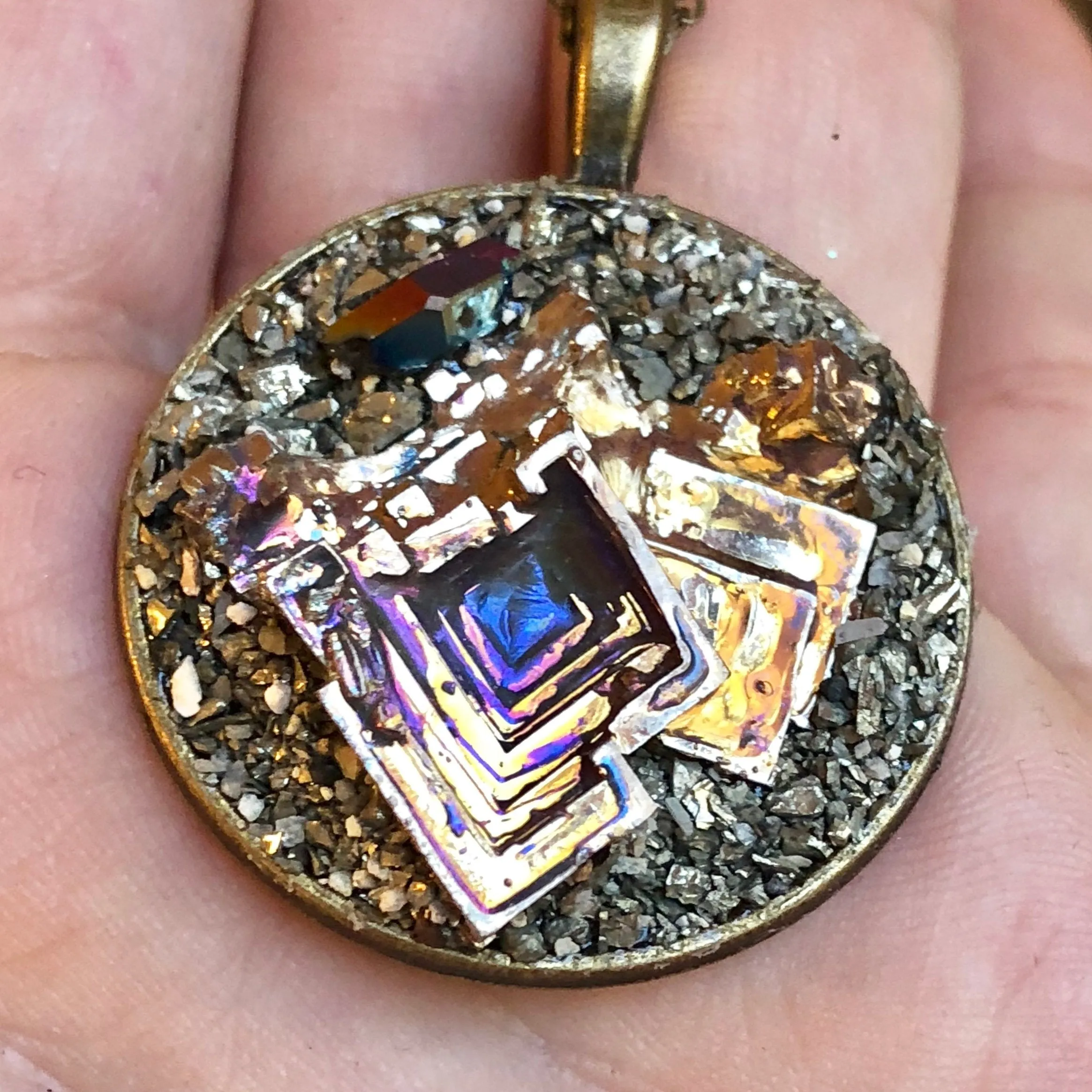 Bismuth Necklace
