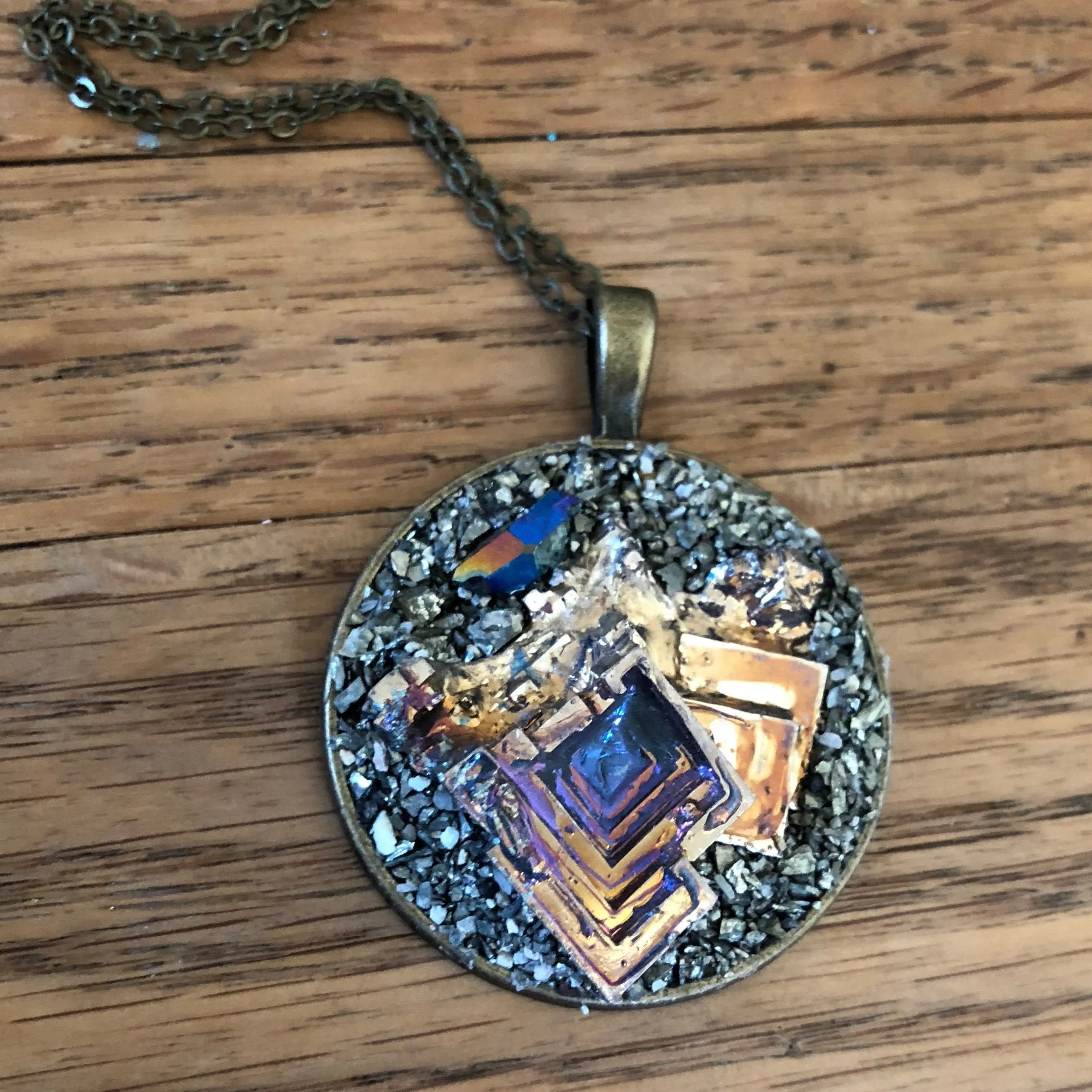 Bismuth Necklace