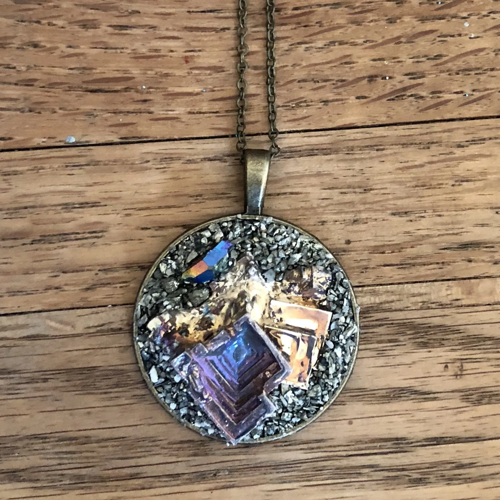 Bismuth Necklace