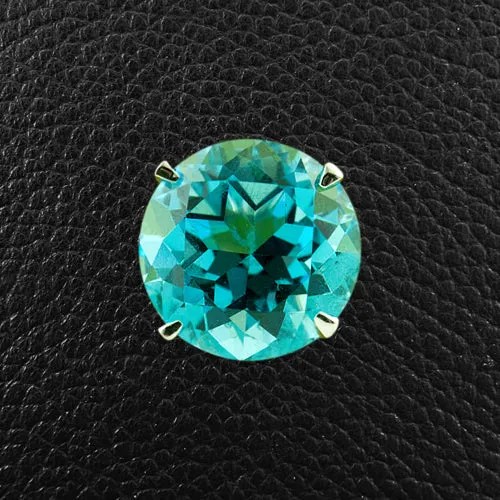 Blue Topaz Solitaire Ring