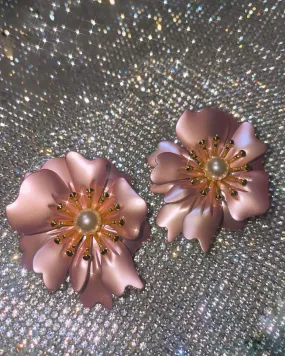 Blush Floral Earrings