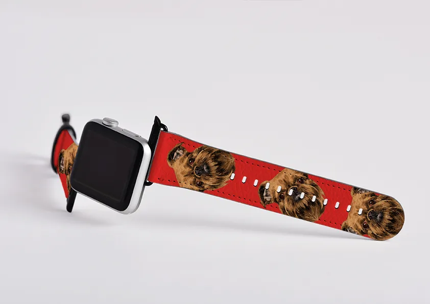 Brussels Griffon Mel Red Apple Watch Strap