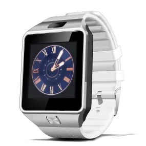 BUILT-IN CAMERA WHITE SMART WATCH BLUETOOTH