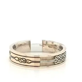 Celtic Two Tone Weddding Ring