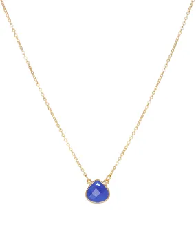 Cosmos Necklace Denim Blue Jade