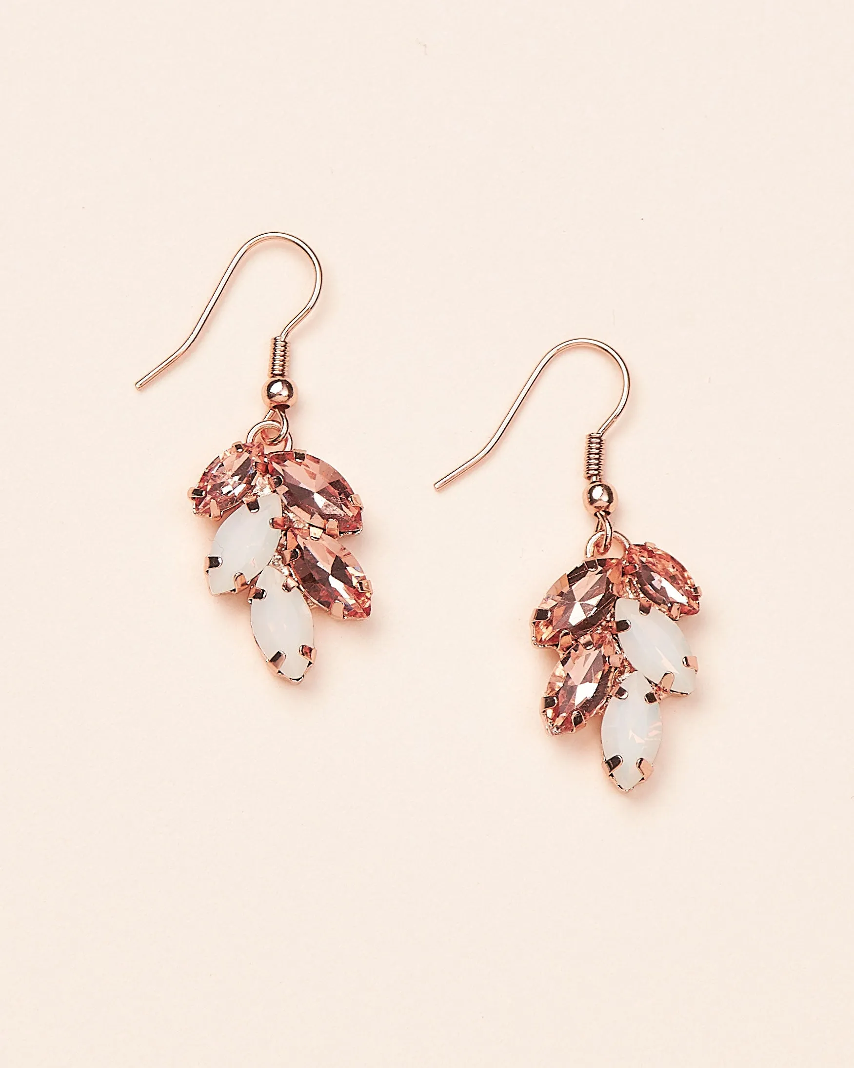 Dani Bridesmaid Earrings - Rose Gold