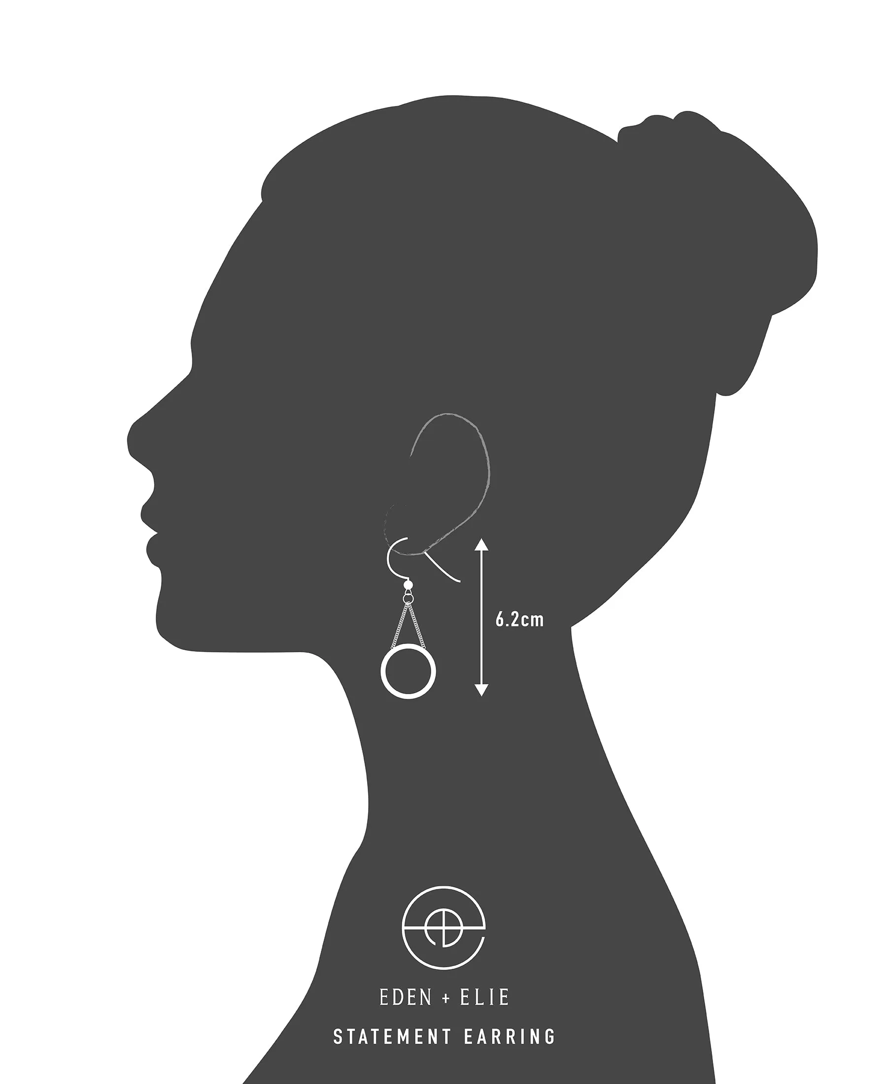 EDEN   ELIE Celestia Swing Earrings - flora green