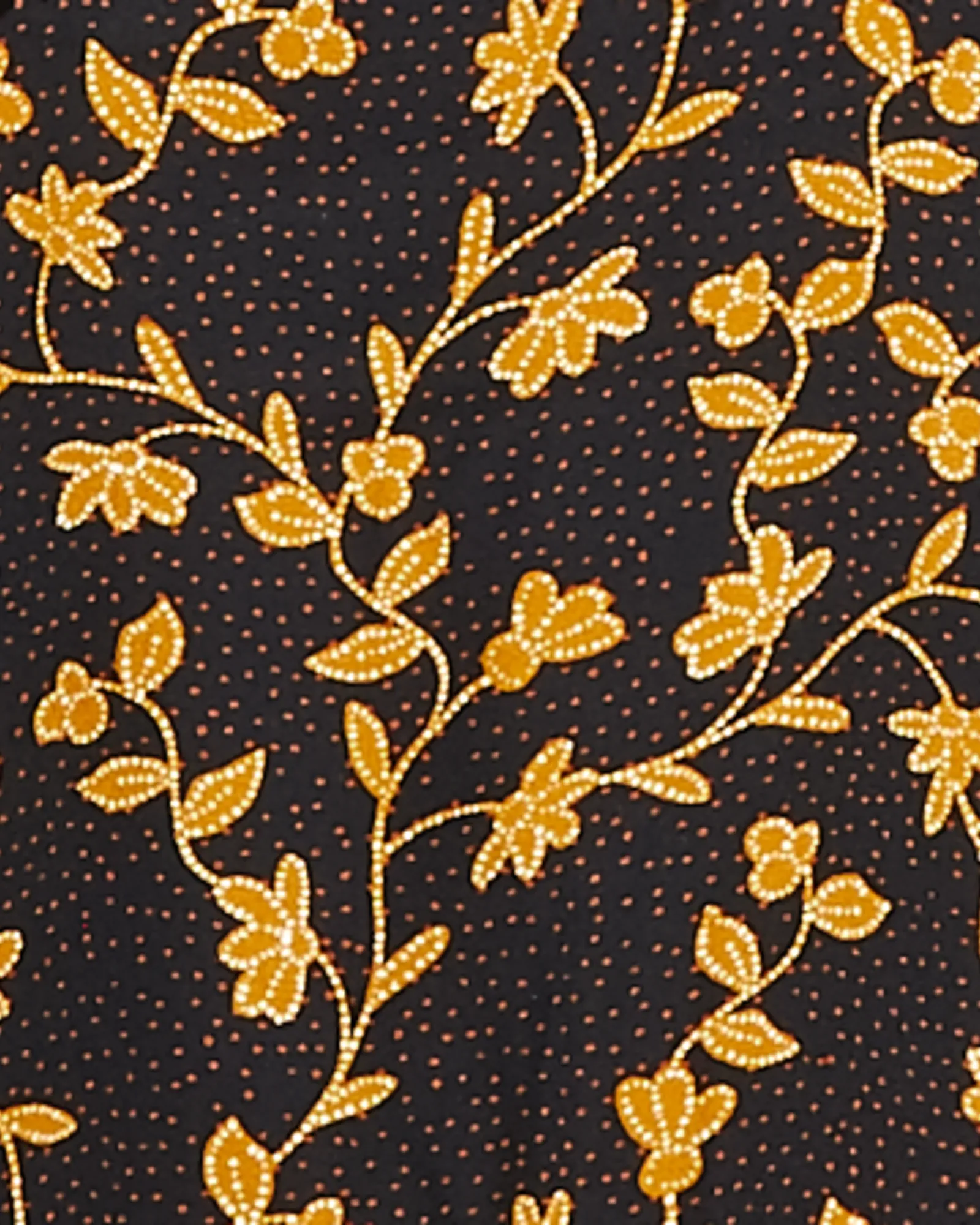 Edina Short Sleeve Dress | Black / Yellow