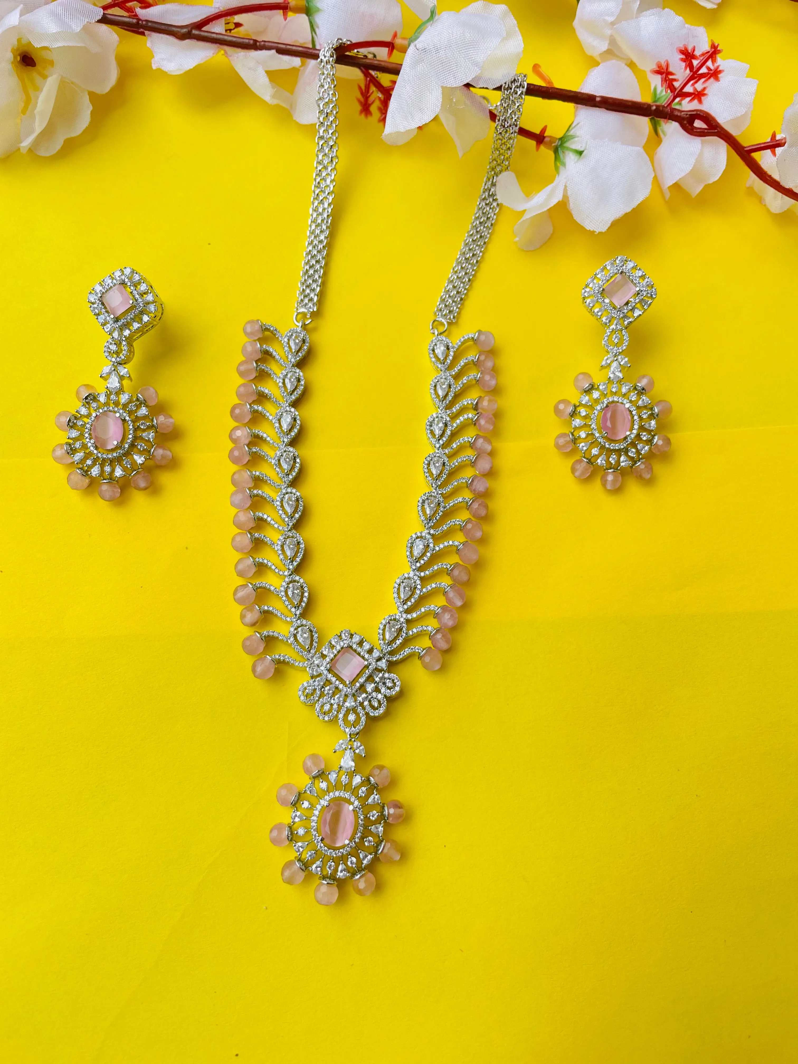 EMERALD ZIRCONIA NECKLACE-Elegance32