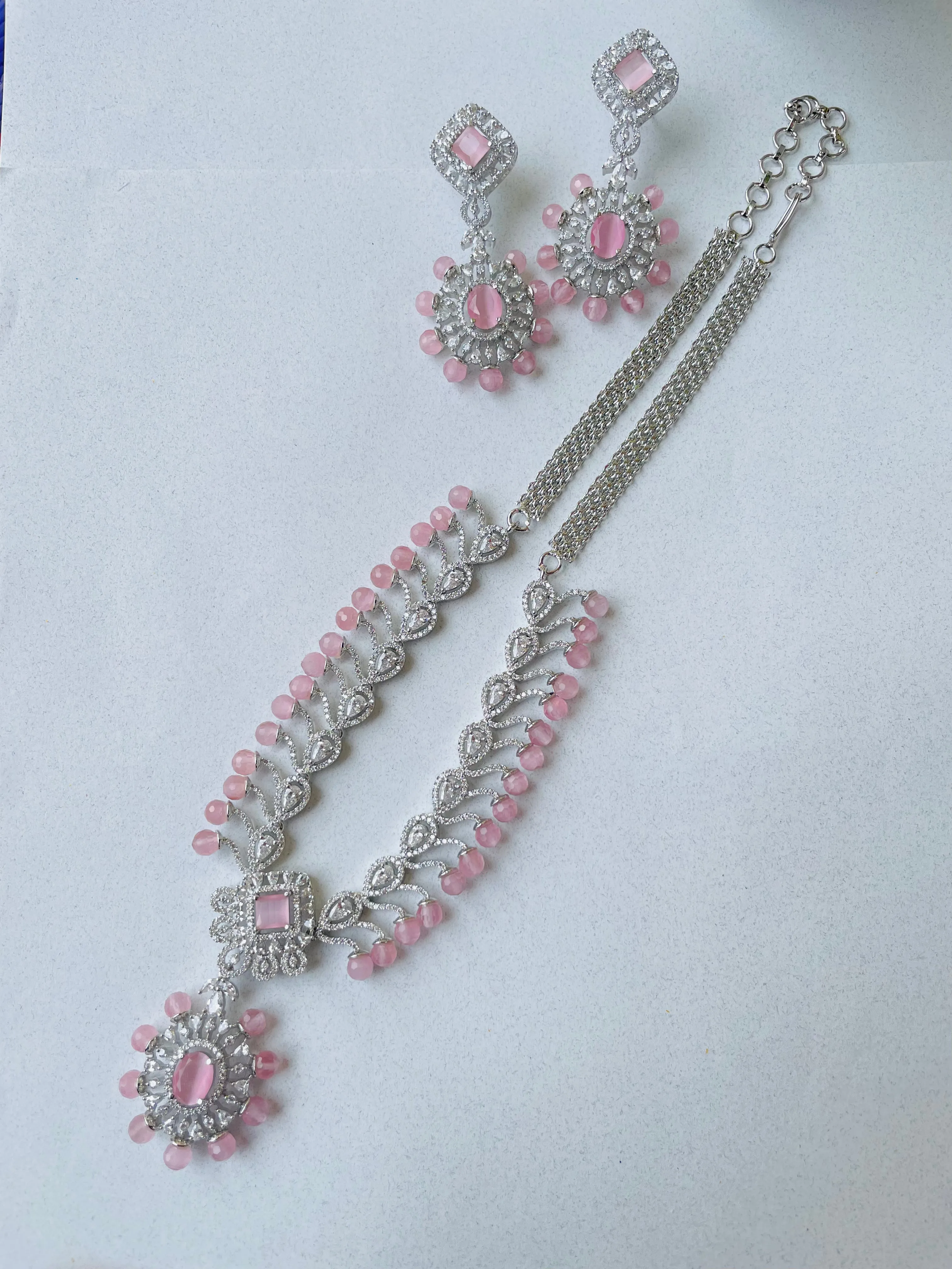 EMERALD ZIRCONIA NECKLACE-Elegance32