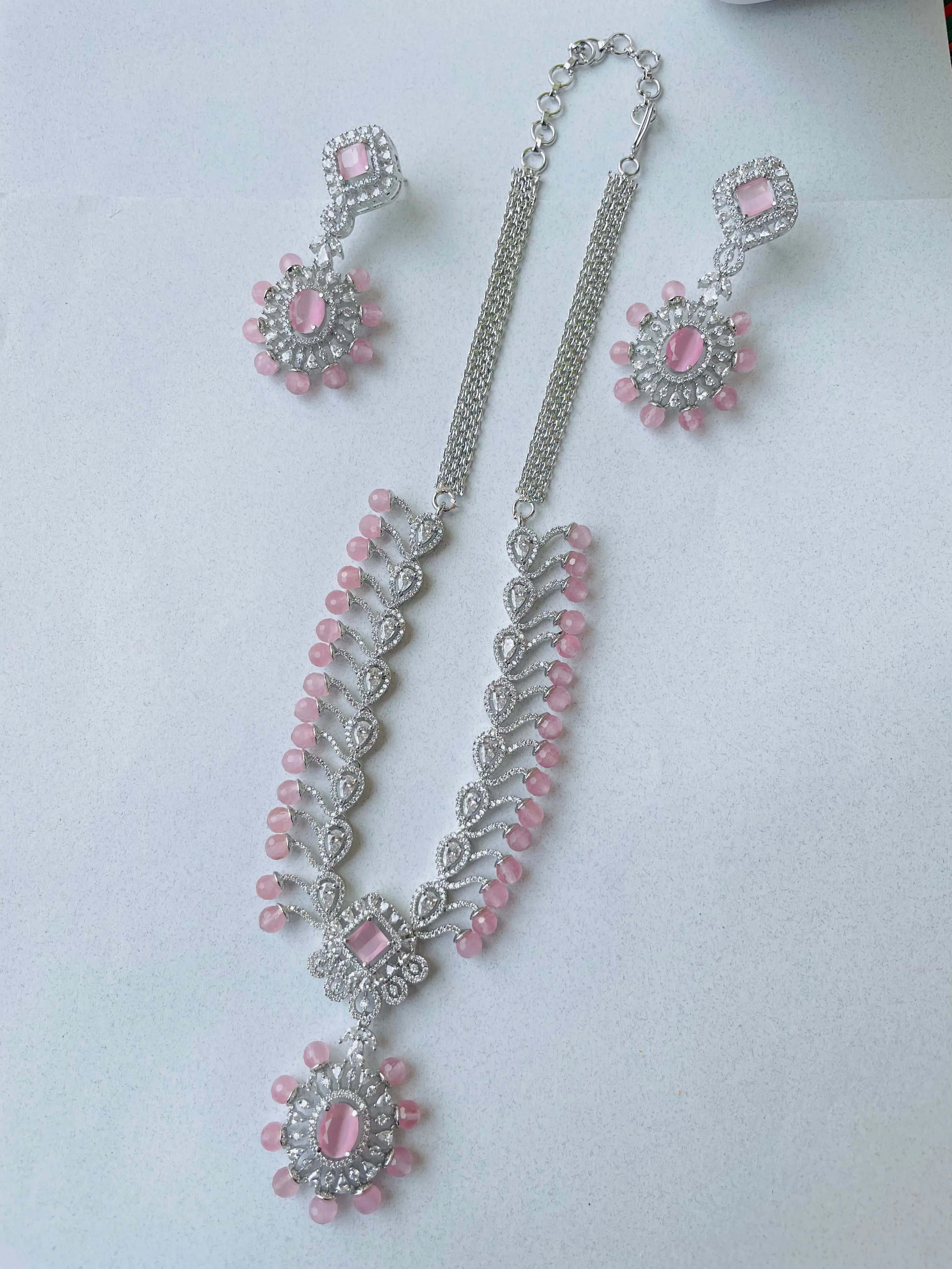 EMERALD ZIRCONIA NECKLACE-Elegance32