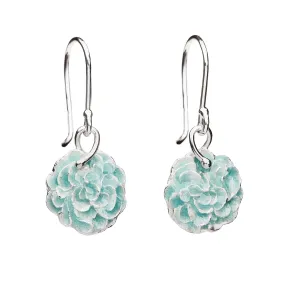 Eudora silver earrings M - Lagoon