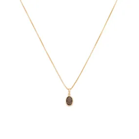 Evelyn Necklace - Smoky Quartz