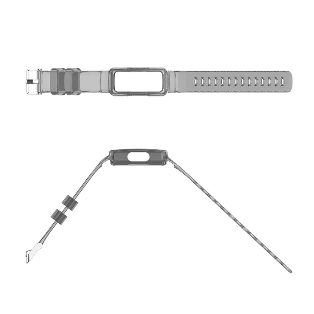 Fitbit Ace 3 / Luxe / Inspire HR clear TPU cover   watch strap - Transparent Black