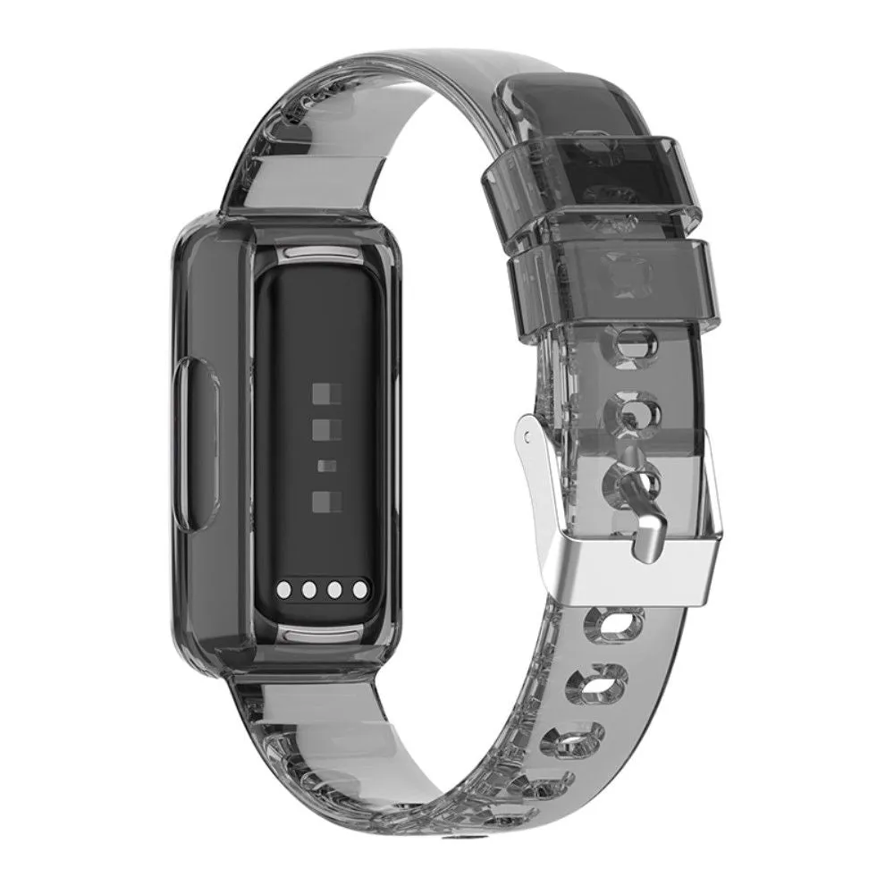 Fitbit Ace 3 / Luxe / Inspire HR clear TPU cover   watch strap - Transparent Black